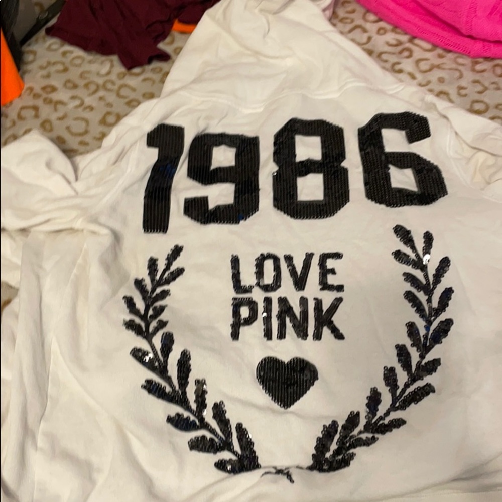 victoria secret sequin hoodie